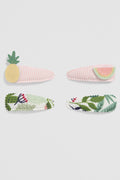 Tropical Clip Pack of 4