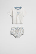 Organically Grown Cotton Jersey Bloomer Set