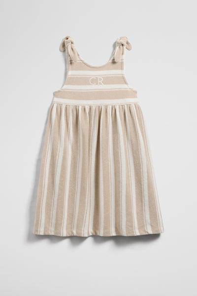 Sleeveless Terry Stripe Dress