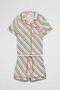 Australian Cotton Short Sleeve Festive Pyjama Set