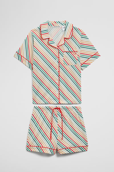 Australian Cotton Short Sleeve Festive Pyjama Set