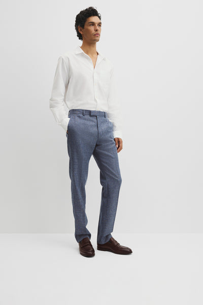 Regular Wool Houndstooth Pant