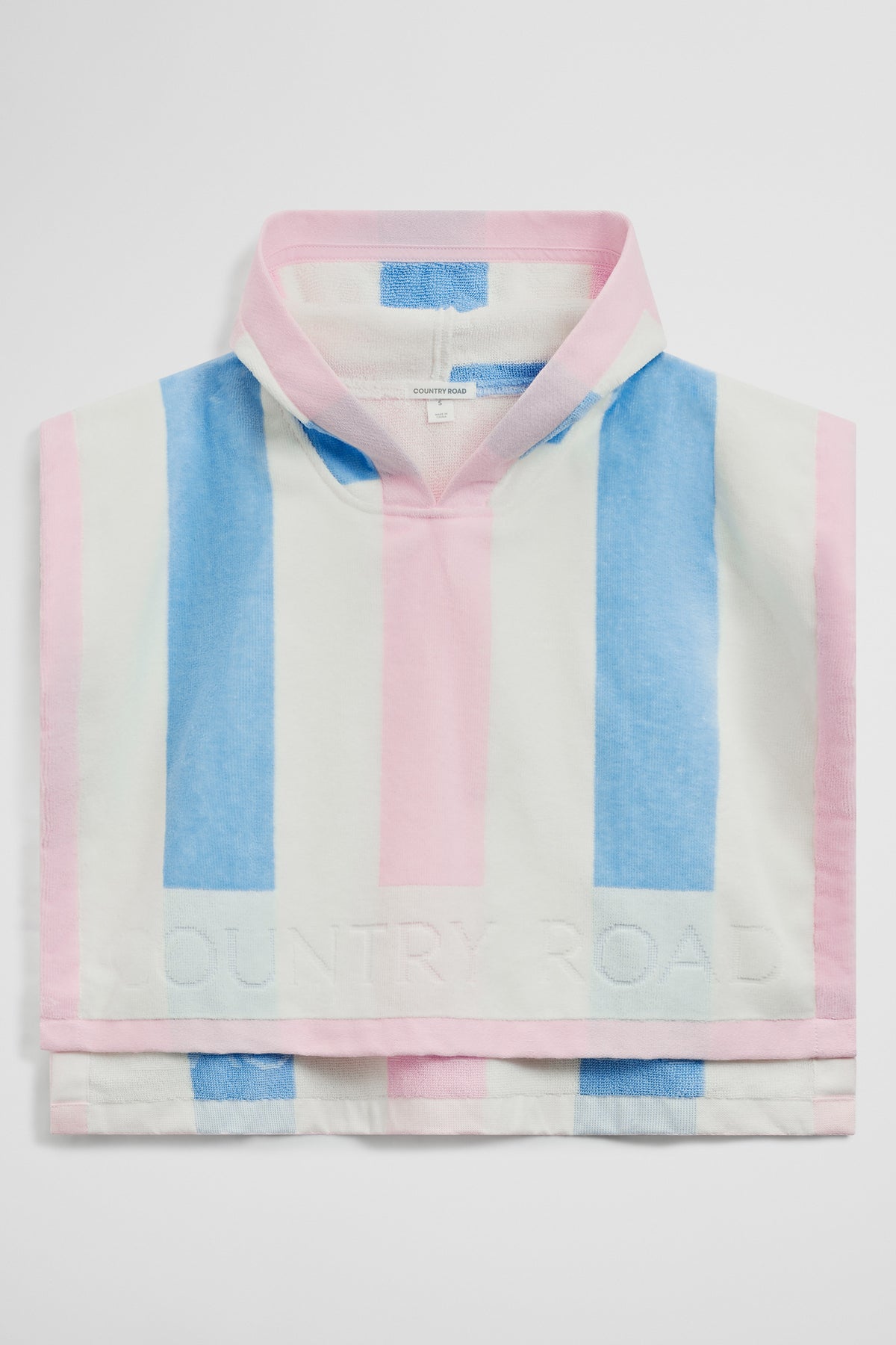 Stripe Swim Poncho