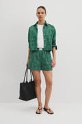 Organically Grown Cotton Check Boxer Short
