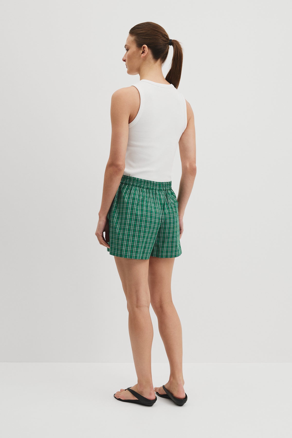 Organically Grown Cotton Check Boxer Short