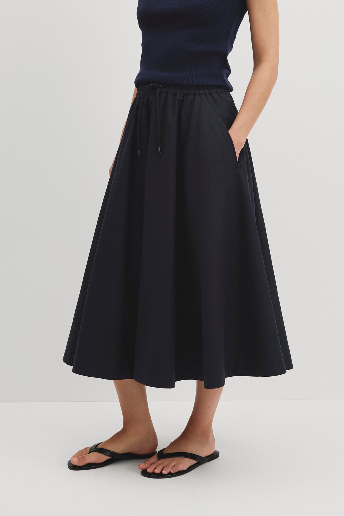 Parachute Midi Skirt
