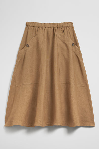 Utility Linen Skirt