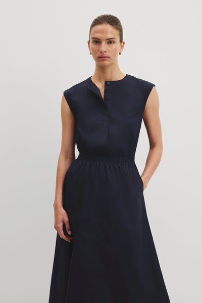 Drop Waist Midi Dress