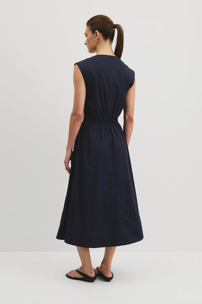 Drop Waist Midi Dress