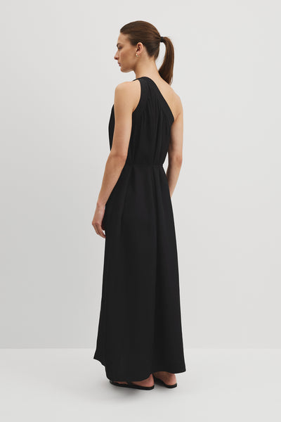 One Shoulder Maxi Dress