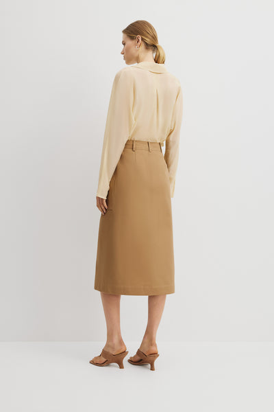 Utility Pencil Midi Skirt