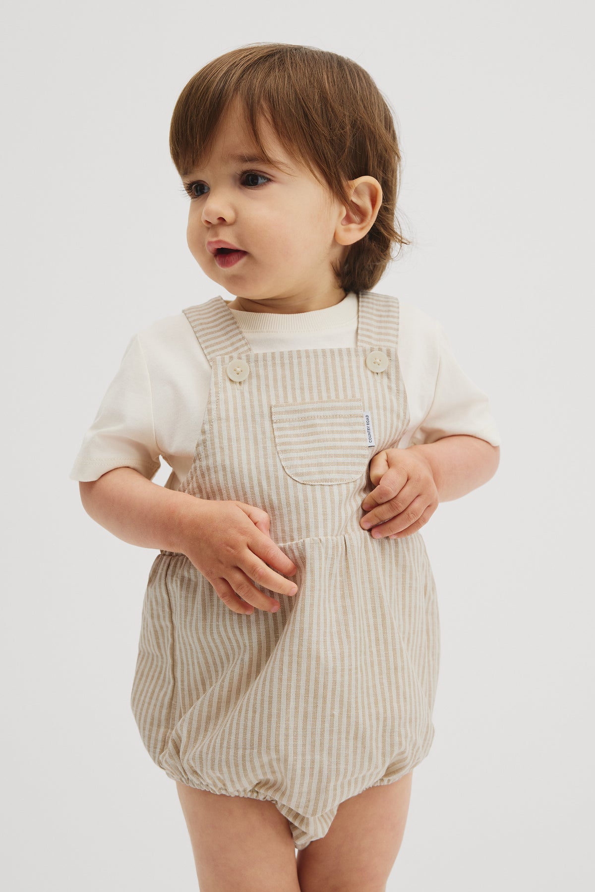 Linen Cotton Overall Set
