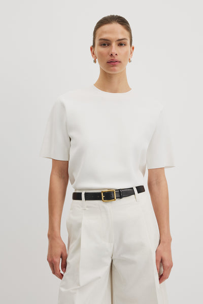 Compact Knit T-Shirt