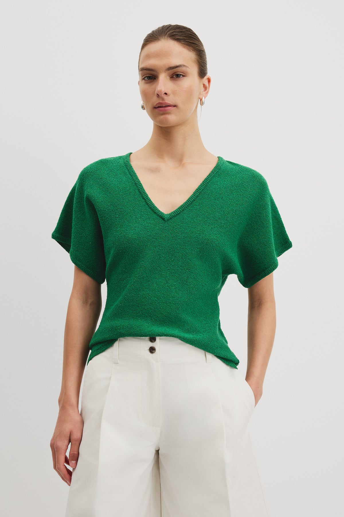 Textured Knit T-Shirt