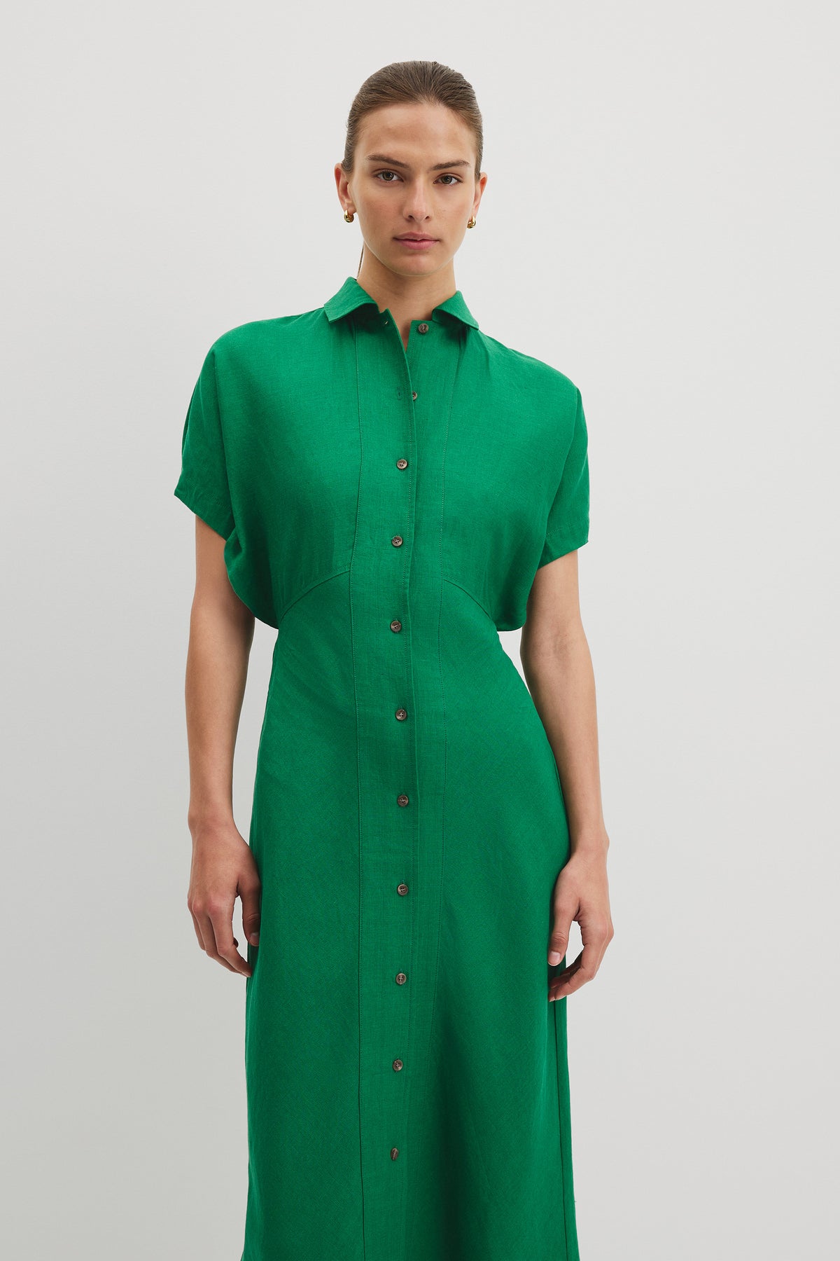 Bias Linen Dress