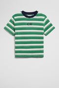 Relaxed Stripe Terry T-Shirt