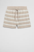 Australian Cotton Stripe Terry Short