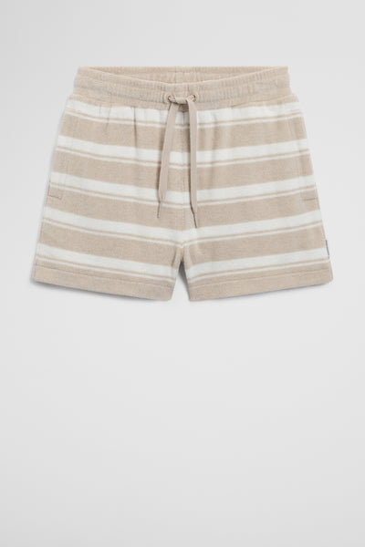Australian Cotton Stripe Terry Short