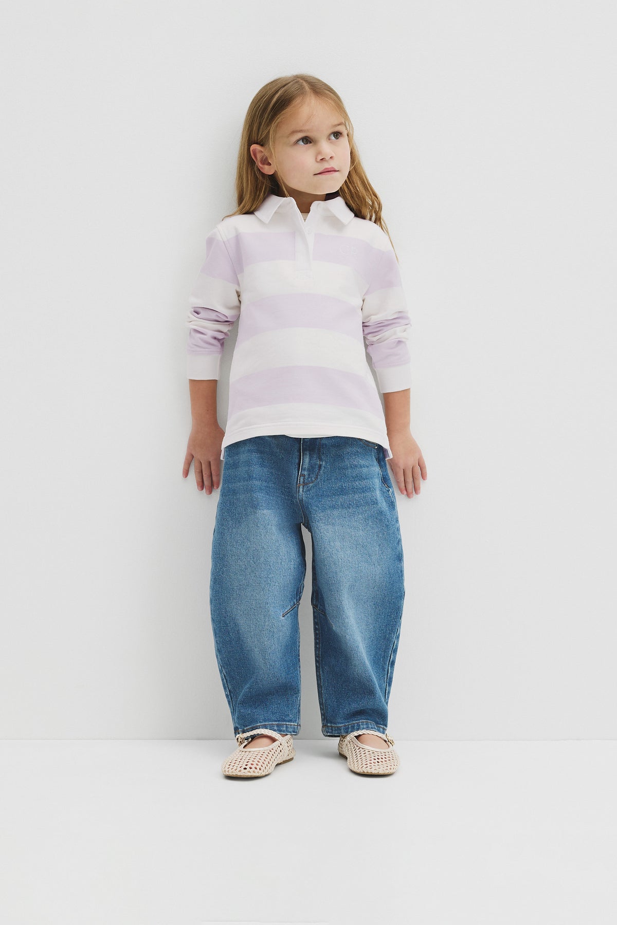 Organically Grown Cotton Blend Relaxed Heritage Sweat
