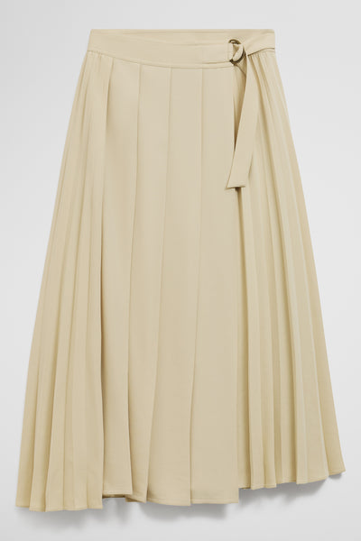 Pleated Midi Skirt