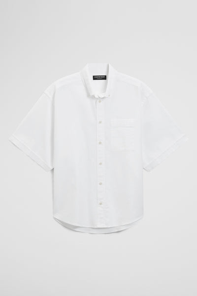 Australian Good Earth Cotton Short Sleeve Oversized Shirt