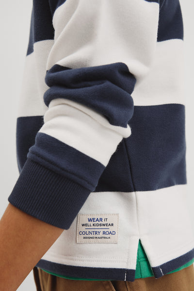 Long Sleeve Stripe Rugby