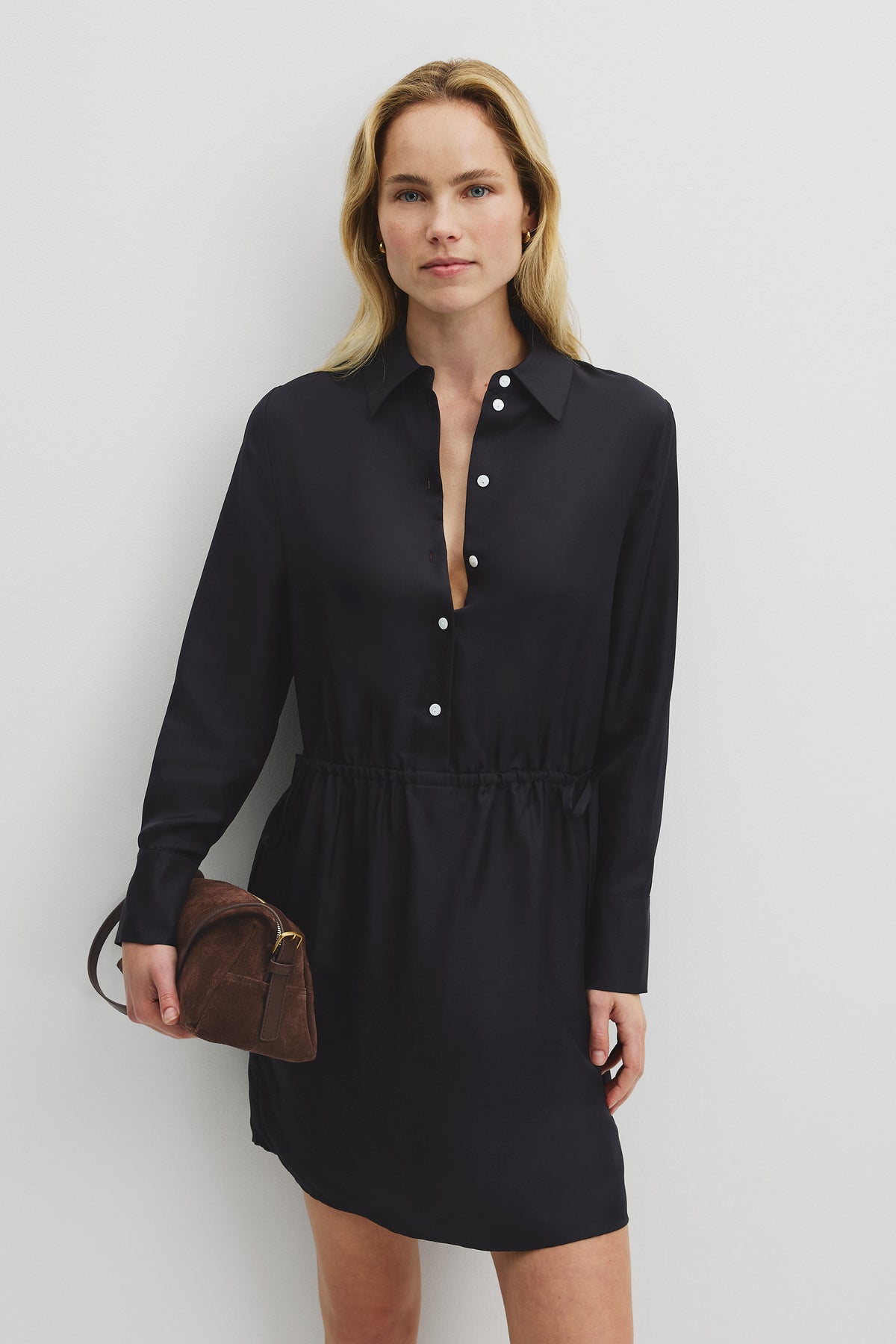 Gathered Mini Dress