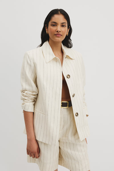 Stripe Field Jacket