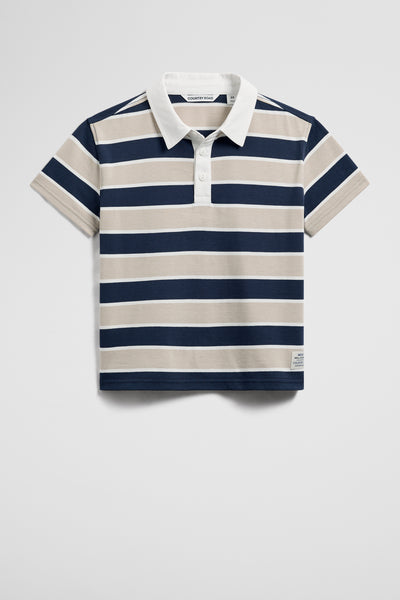 Short Sleeve Stripe Rugby