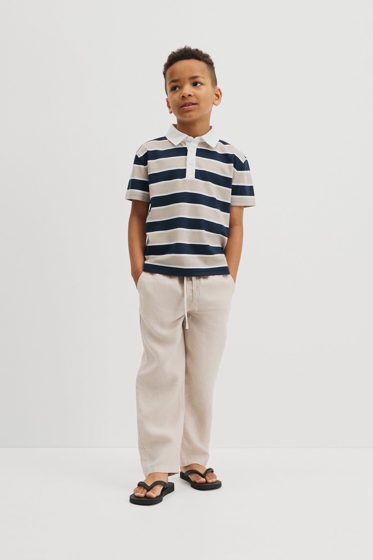 Short Sleeve Stripe Rugby