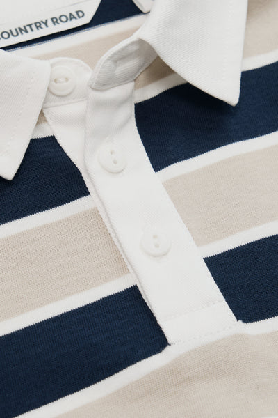 Short Sleeve Stripe Rugby