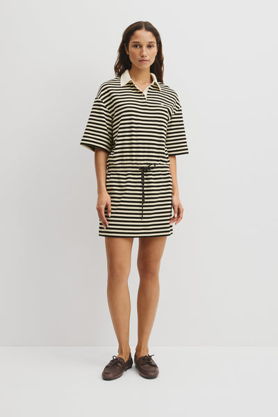 Australian Cotton Stripe Jersey Dress