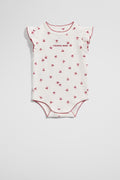 Organically Grown Cotton Short Sleeve Pointelle Bodysuit