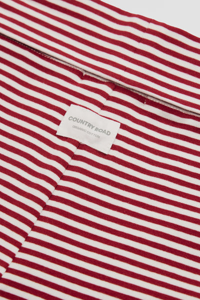 Organically Grown Cotton Fold Over Jersey Pant