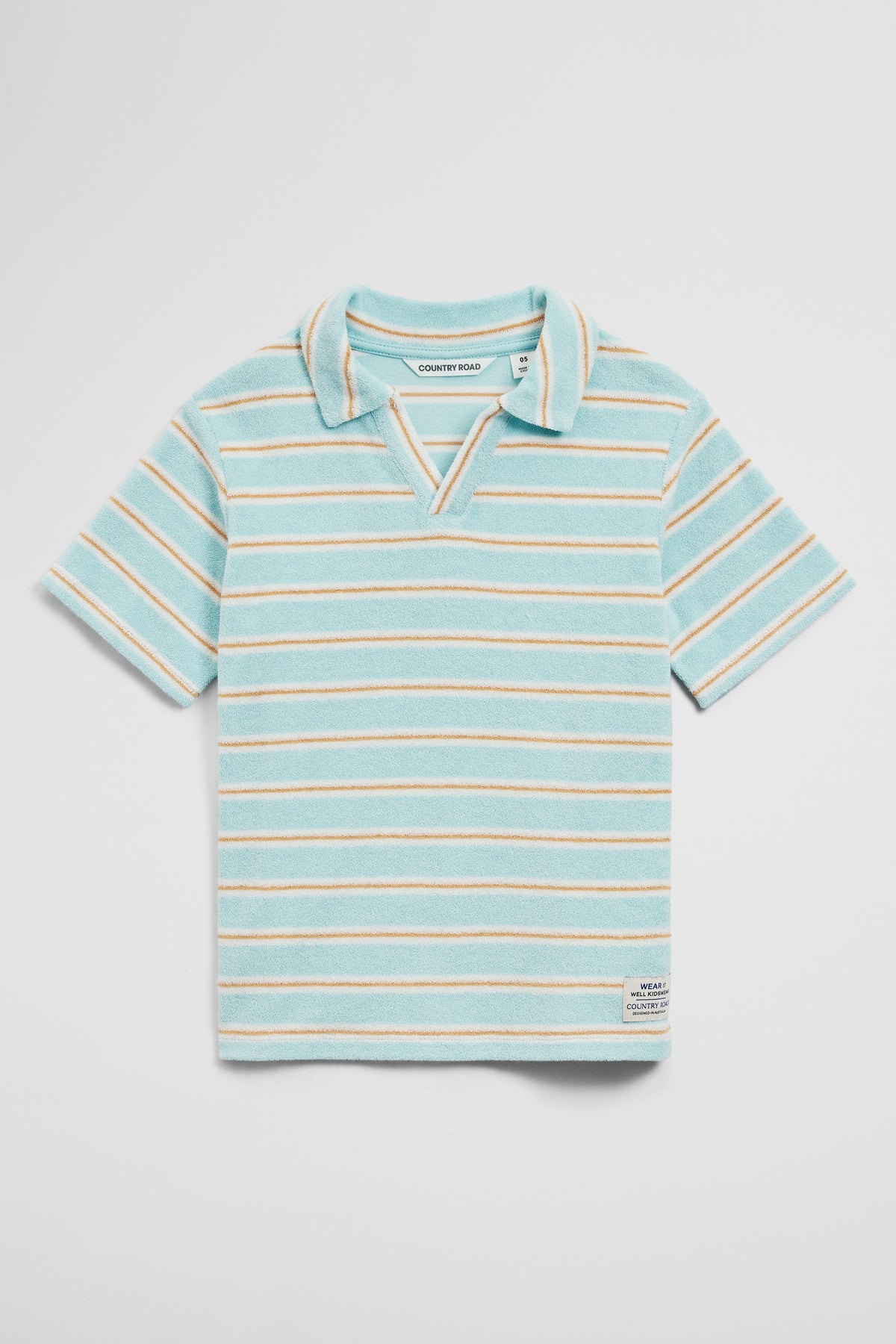 Short Sleeve Relaxed Terry Polo
