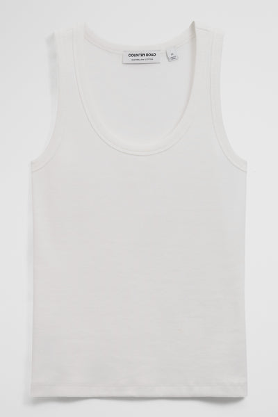 Scoop Neck Rib Tank
