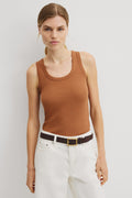 Scoop Neck Rib Tank