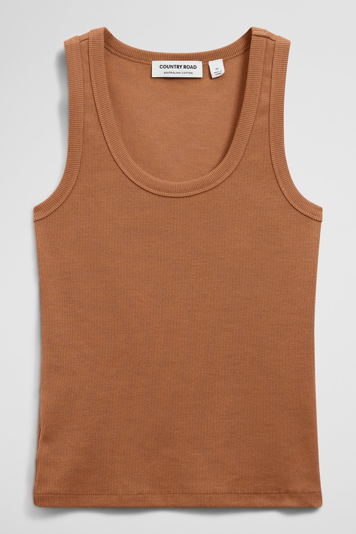 Scoop Neck Rib Tank