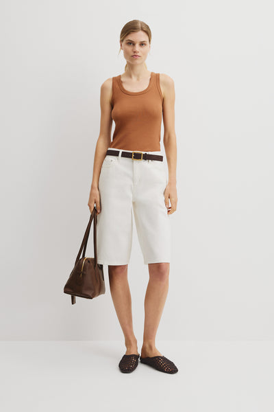 Scoop Neck Rib Tank