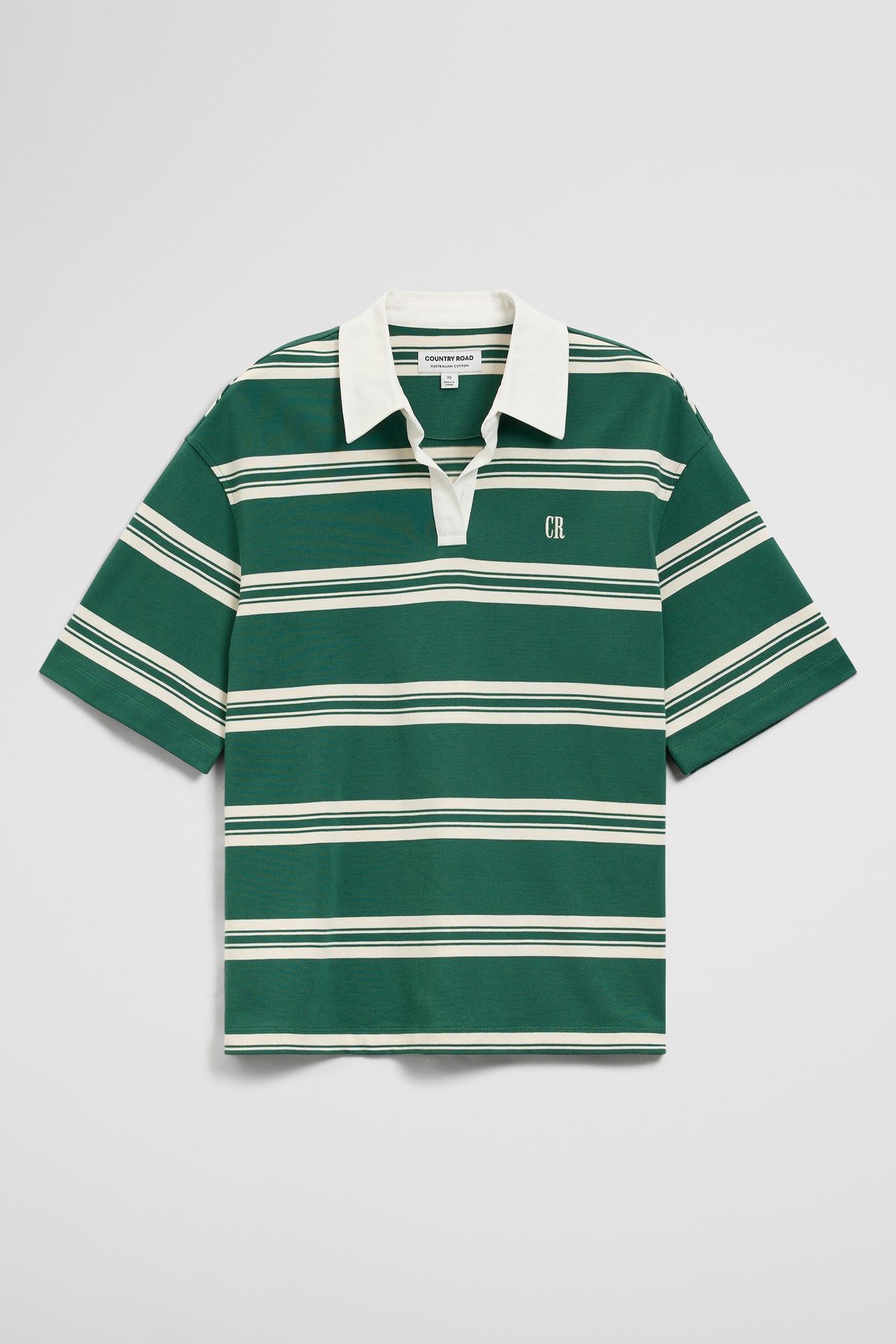 Australian Cotton Stripe Rugby Polo