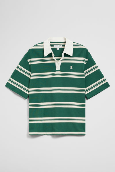 Australian Cotton Stripe Rugby Polo