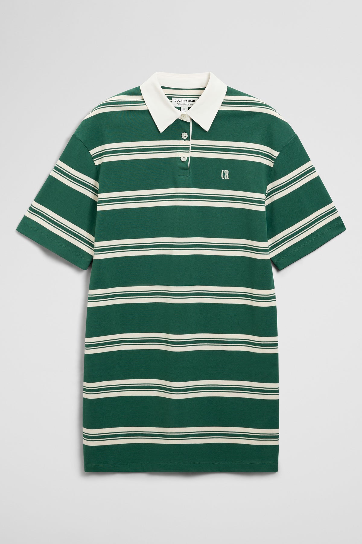 Australian Cotton Stripe Mini Rugby Dress