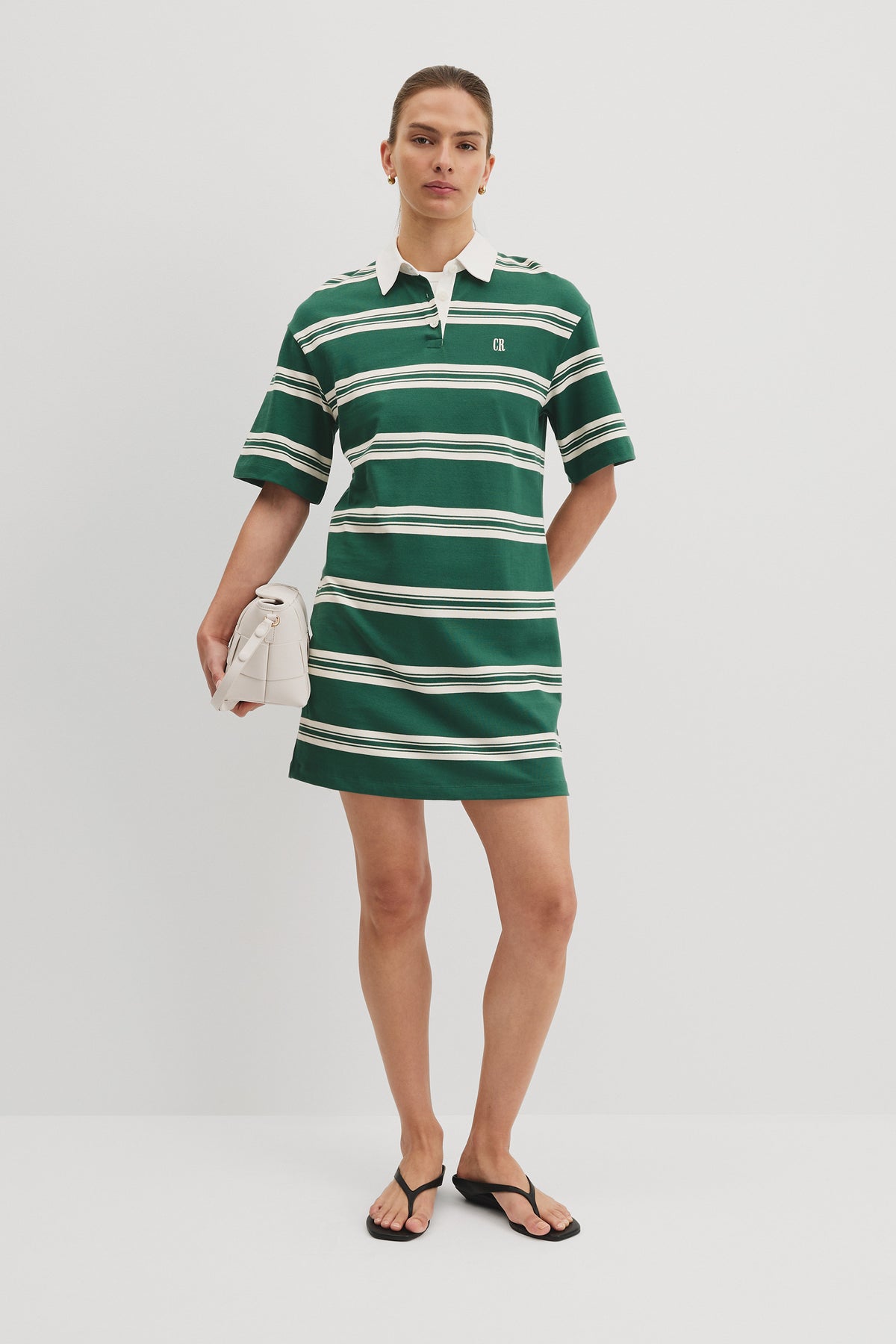 Australian Cotton Stripe Mini Rugby Dress