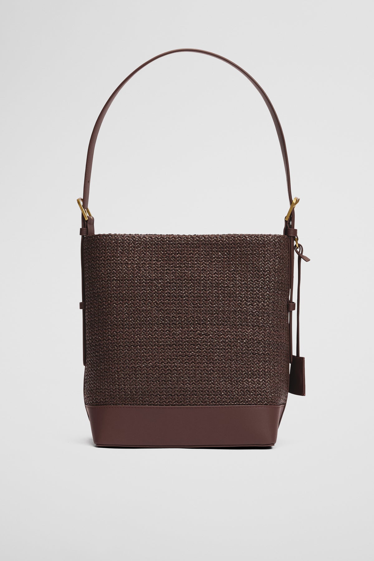 Isla Woven Bucket Bag