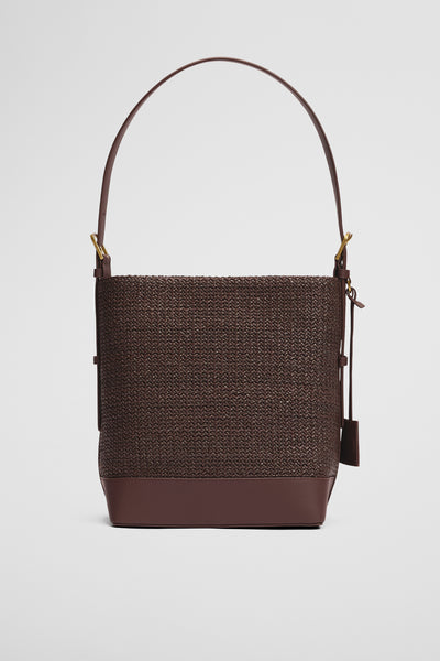 Isla Woven Bucket Bag