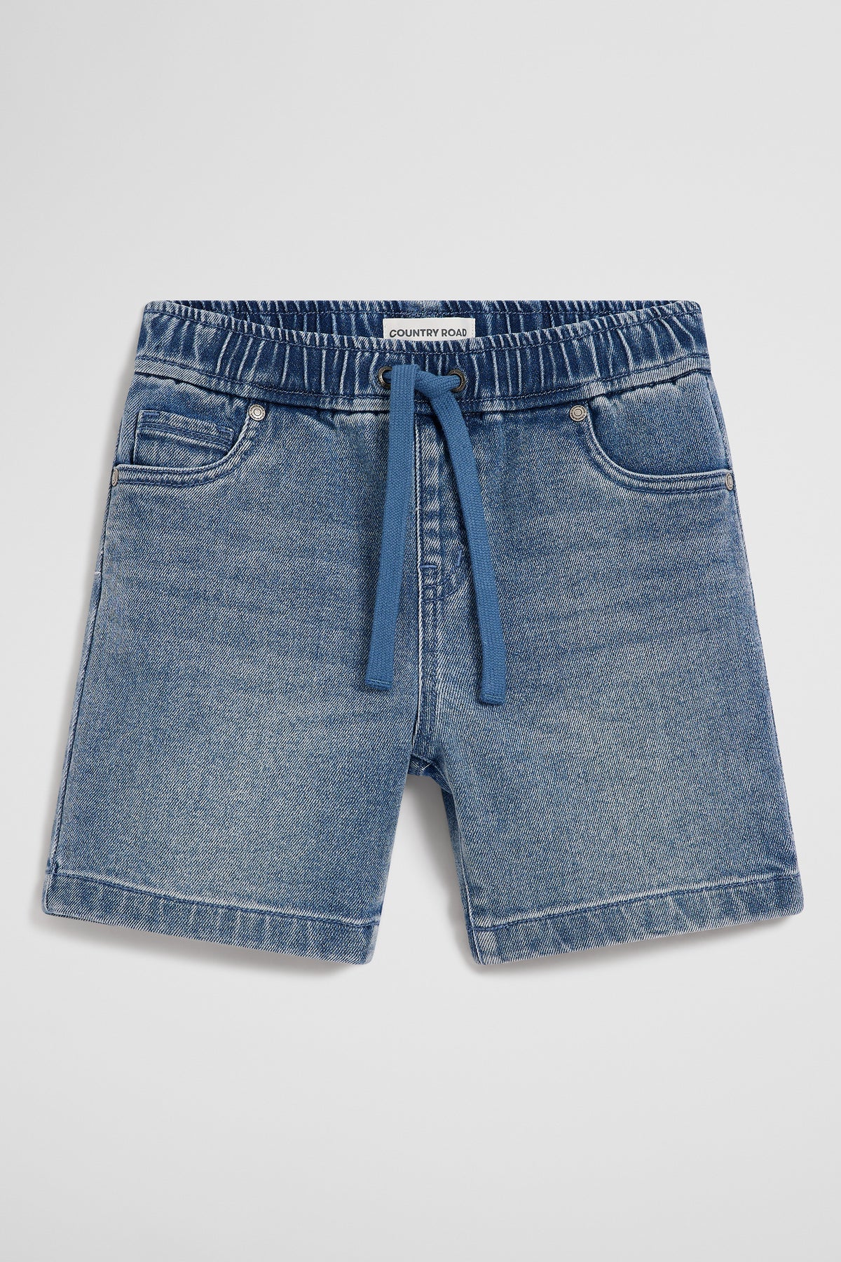 Pull On Denim Straight