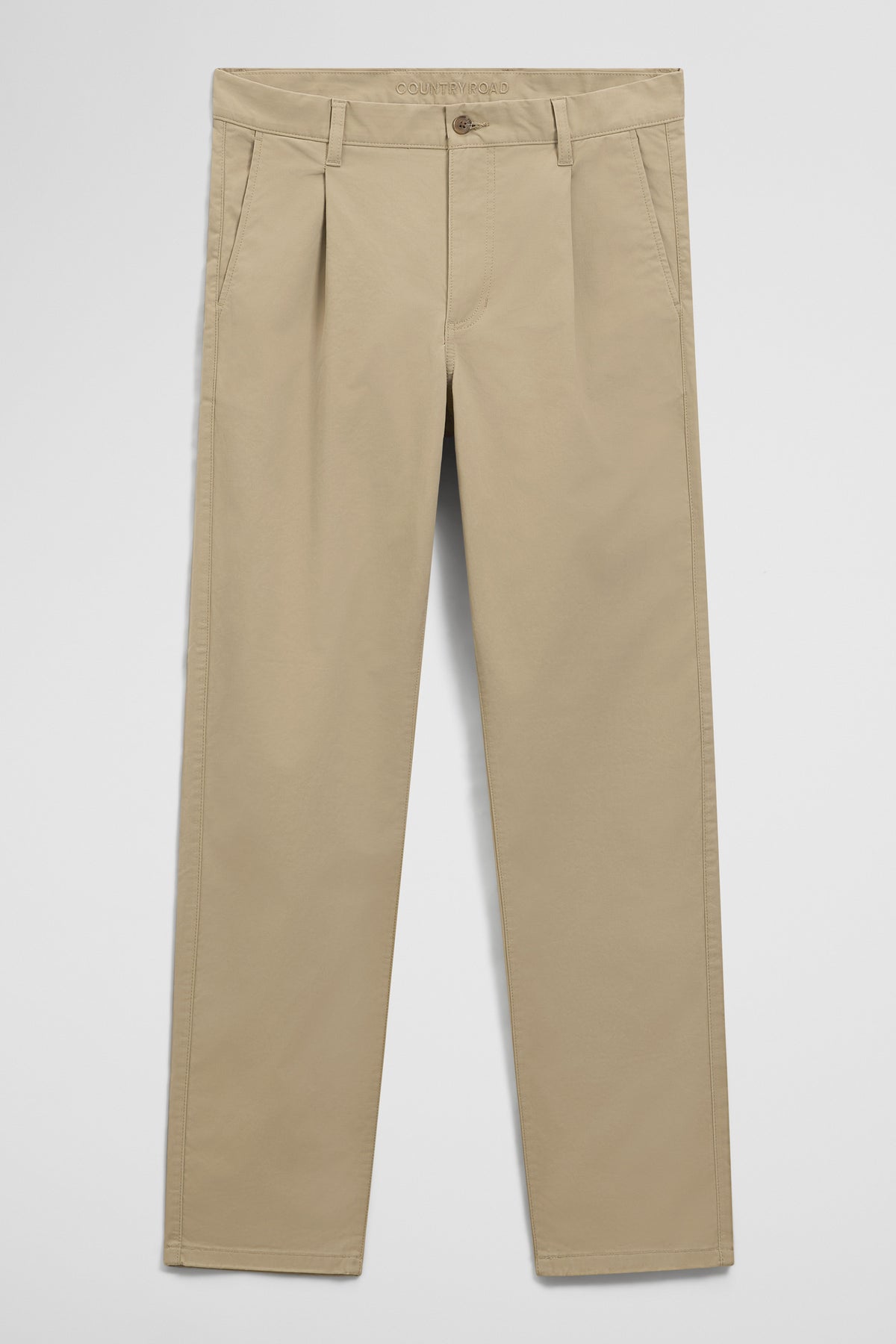 Australian Cotton Pleated Chino
