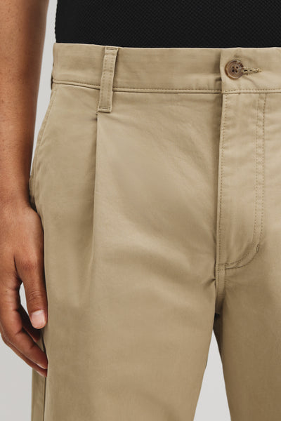Australian Cotton Pleated Chino
