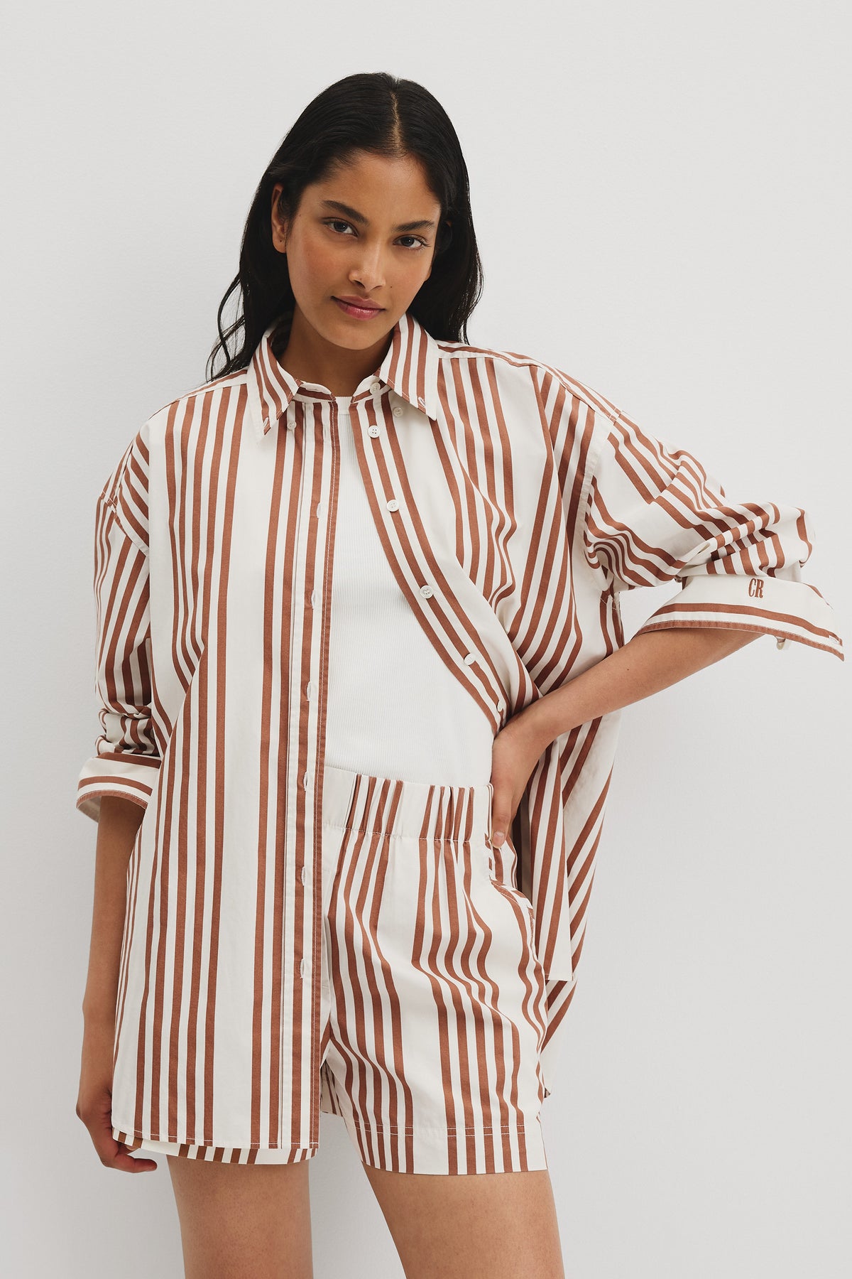 Stripe Poplin Shirt