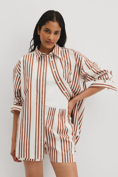 Stripe Poplin Shirt
